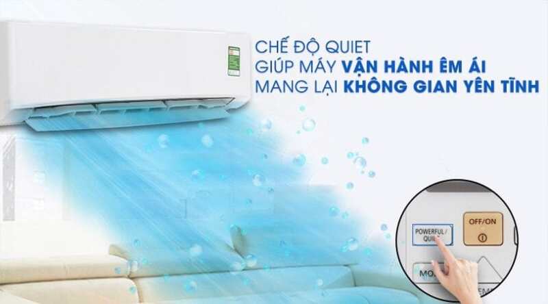 chế độ quiet của điều hòa Daikin