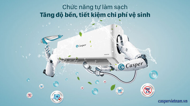 điều hòa casper 24000btu 2 chiều inverter
