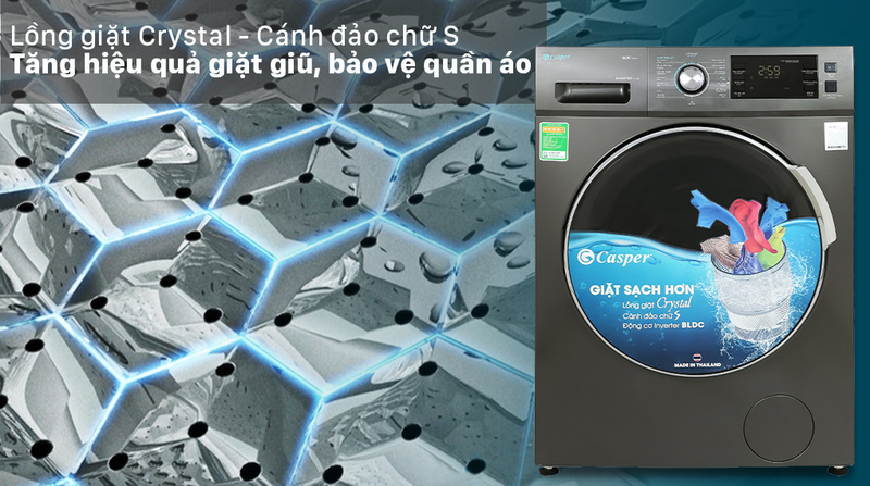 máy giặt casper 10.5 kg
