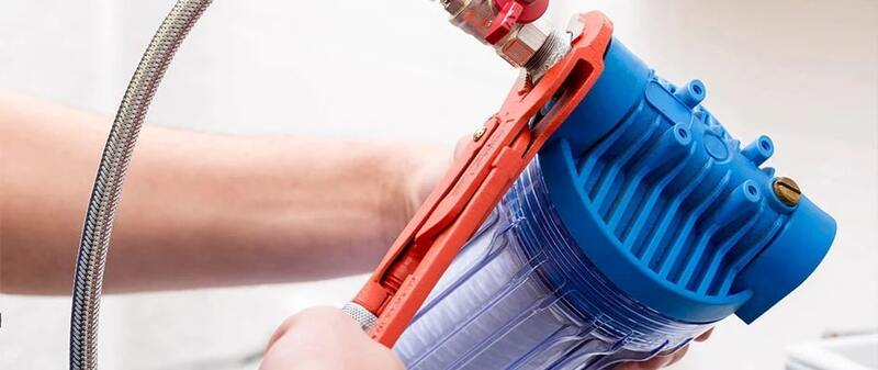 máy lọc nước chảy yếu