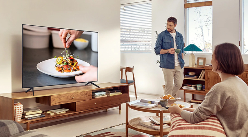 Smart Tivi Samsung 4K 75 inch UA75AU7700