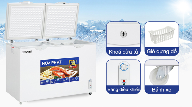 Tủ đông Hòa Phát 352 lít HPF AN6352