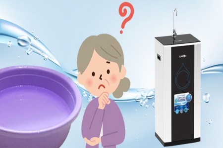 Máy lọc nước Kangaroo bị chảy nước thải liên tục