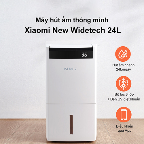 Máy hút ẩm Xiaomi New Widetech 24L
