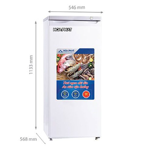 Tủ đông Hòa Phát dạng đứng HUF 350SR1 147 lít
