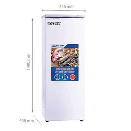 Tủ đông Hòa Phát đứng HUF 450SR1 208 lít