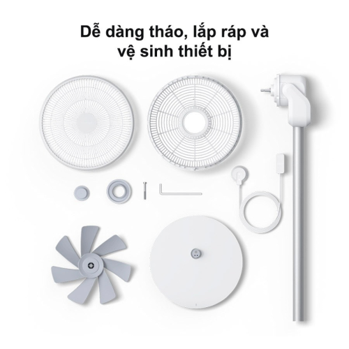 Quạt tích điện Smartmi Xiaomi Gen 3 PRO – Xoay đa hướng, Dung lượng Pin 24H